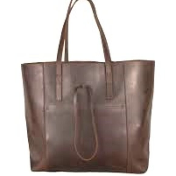 Basebalism VINTAGE GLOVE LEATHER Tote - Dark Chocolate - Picture 2 of 9